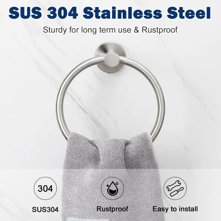 Bathroom%20Towel%20Ring%20Hook%20Hardware%20Accessories%20Storage%20Holder%20304%20Stainless%20Steel%20Hand%20Towel%20Holder%20Modern%20Round%20Towel%20Hanger%20-%20Image%204