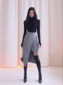 Black turtle neck| Black high neck| Black top for women| Black High neck for winters|. 
