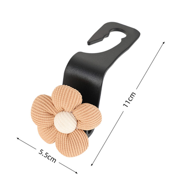 2PCS%20Cute%20Cartoon%20Flower%20Car%20Seat%20Back%20Hooks%20Storage%20Vehicle%20Headrest%20Organizer%20Hanger%20for%20Groceries%20Bag%20Handbag%20Auto%20Decor%20-%20Image%205