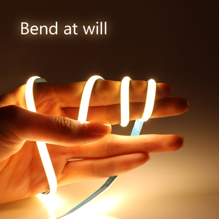 Super%20Thin%205mm%20COB%20LED%20Strip%201m%202m%203m%204m%205m%20High%20Density%20Flexible%20Neon%20LED%20Tape%20Ribbon%20For%20Home%20Room%20Decor%20TV%20Backlight%20Lighting%20-%20Image%205