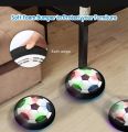 SOCCER BALL KIDS TOY AIR FLOATING SOCCER BALL WITH LED LIGHT SOFT BUMPER INDOOR OUT DORR HOVER BALL GAME. 