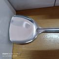 Wooden Handle Stainless Steel Wok Spatula Rice Spoon Frying Cooking Utensils. 