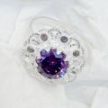 Premium 22k Silver (Pure Chandi) Ring for Girls & Women | Zarkoon Stone | Wedding Ring -  Jewelery by CxN. 