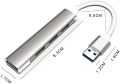 Smartronic™ USB Hub for pc & laptop/ 4 ports usb hub 2.0 speed 3 ports & 3.0 speed 1 port aluminium case smart usb hub. 
