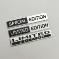 3d Aluminium Silver Special Edition Logo Limited Edition Emblem Car Fender Badge Trunk Decal LIMITED EDITION Stikcer Accessories. 