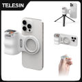 TELESIN Magnetic Phone Camera Shoot Hand Grip Phone Holder Shooting Aid Remote Control Handle for Iphone HUAWEI SAMSUNG Phone. 