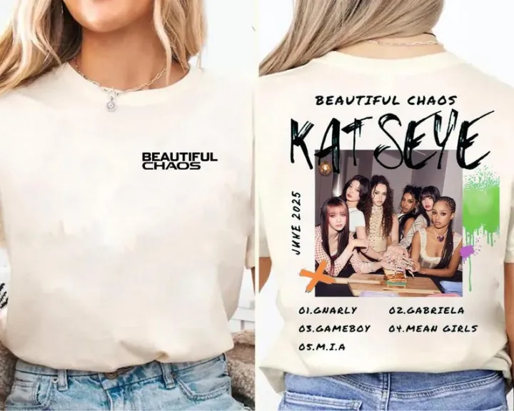 Tee%20Shirt%20Oversized%20Y2k%20Gabriela%20Katseye%20Beautiful%20Chaos%20Tracklist%20Katseye%20World%20Tour%20T-shirt%20Women%20KatseyeFemale%20Clothing%20-%20Image%202