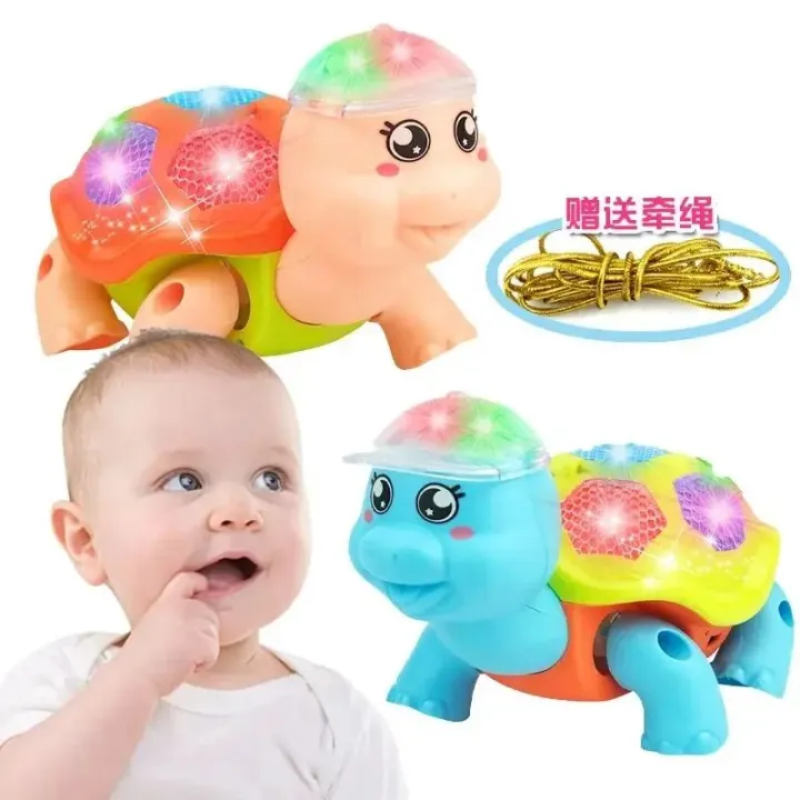 Battery%20Operated%20Turtle%20Toy%20with%20LED%20Flashing%20Lights/%20Crawling%20Turtle%20Toys%20for%20Kids%20-%20Image%202
