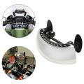 Motorcycle Windscreen 180+ Degree Blind Spot Mirror Wide Angle Rearview Mirror Safety Auxiliary Rear View Mirror for BMW Yamaha. 