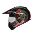 KPI KH6 Single Visor Solid Dirt Helmet For Off-road Riders.. 
