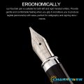 STONEGO 5 SIZE lassical Metal Black Fountain Pen Converter Calligraphy Pens for Writing Drawing Journal Business Gift Pens. 