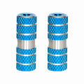 1 Pair Bike  Pedals Axle Foot Rest Pegs  Anti-Slip Aluminum Alloy Bicycle Pegs For  Mountain Bike Cycling Rear  Stunt Pegs Fit. 