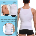 Men Slimming Vest Body Shaper Compression Shirt Sleeveless Shapewear Abs Abdomen Training Workout Corset Tummy Control Tank Top.