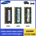 Samsung Laptop Memoria 16GB 8GB 4GB 2GB DDR2 667 800MHz DDR3 1600 1066 1333 1866MHz DDR4 3200 2133 2400 2666MHz Notebook RAM. 