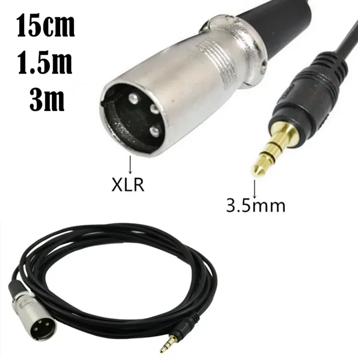 3.5mm%20Jake%20Stereo%20Male%20Plug%20Connector%20Cable%20to%20Microphone%20XLR%20Audio%203Pin%20Jack%20Speaker%20XLR%20male%20for%20HDTV%20DVD%2015cm/1.5m/3m%20-%20Image%202