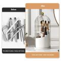 Makeup Brush Holder 360° Rotating Desktop Makeup Organizer Lipstick Eyebrow Pencil Containe. 
