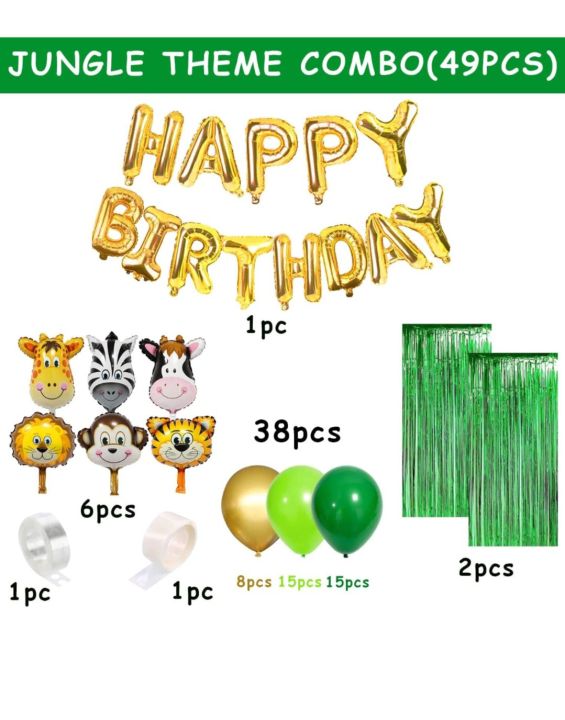 Jungle%20Theme%20Birthday%20Decoration%20-%2049%20Pcs,%20Birthday%20Decoration%20Items%20For%20Boy,%20Girl%20%7C%20Animal%20Theme%20Decor%20%7C%20Jungle%20Safari%20Birthday%20Decoration%20For%20Kids%20%7C%20Forest%20Theme%20Birthday%20Decoration%20Kit%20-%20Image%202