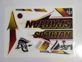 New 3D 2023 SPARTAN RED & BLACK  Edition Top Quality Cricket Bat Sticker For Professional Players. 