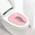 Travel On A Toilet Seat Non-Slip Suction Cups  Folding Travel Potty Seat Portable For Fits Round Oval Toilets Tourist Carry-On. 