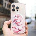 1PC Japanese Anime Rare Sylveon Phone Case Magnetic for iPhone 16 14 13 11 12 15 Pro Max X XR XS Plus SE Soft Clear Tpu Cover. 