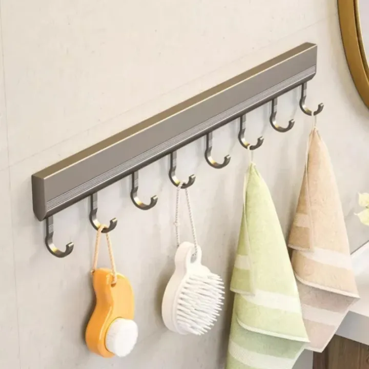 Kitchen%20Storage%20Rack%20Aluminum%20Alloy%20Hook%20Rack%20Wall%20Mounted%20Kitchen%20Utensil%20Storage%20Rack%20Bathroom%20Robe%20Towel%20Hanger%20-%20Image%204
