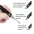 USB Iron 5V 8W/LCD 80W Cordless Soldering Iron Tool Pen Portable Electric Powered Tip Kit Rechargeable&Temperature Adjustment. 