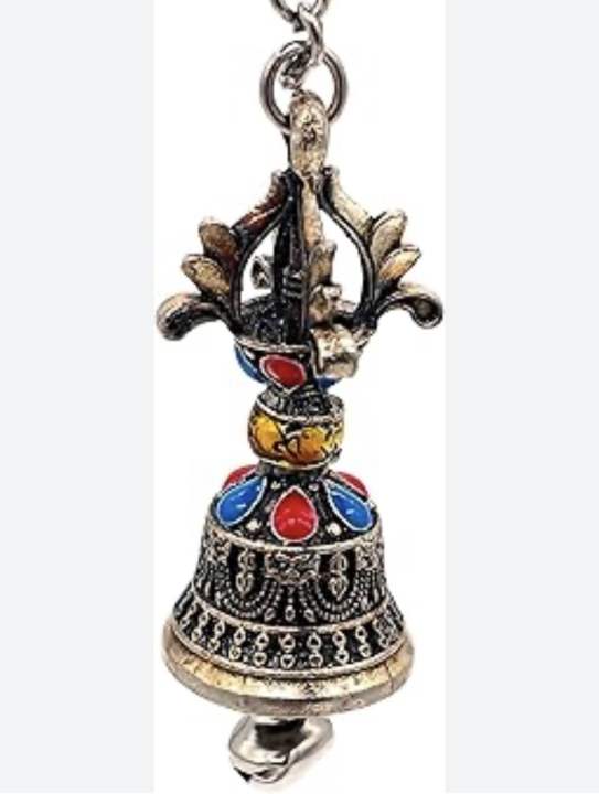 Sliver%20Gold%20Bell%20Key%20Ring%20with%20Beads%20Keyring%20/Keychain/Keyholder%20-%20Image%204