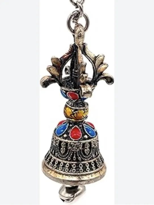 Sliver%20Gold%20Bell%20Key%20Ring%20with%20Beads%20Keyring%20/Keychain/Keyholder%20-%20Image%204