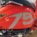 New Vespa 75th anniversary edition LX, S, PM, SP, giorano notie Vespa shop. 