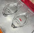 Fish Sapped Glass Serving Dish/Food Tray/Food Platter. 