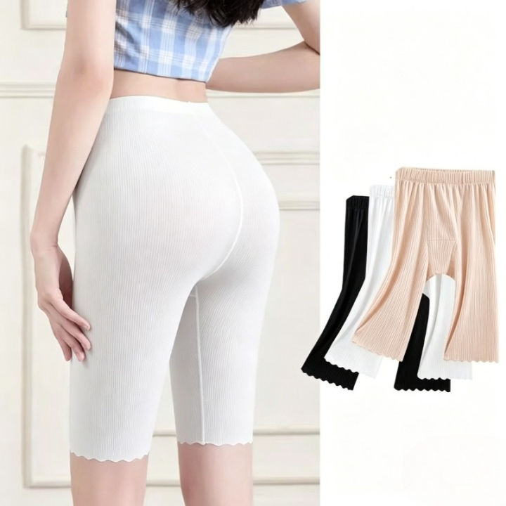 Seamless Safety Short Pants Summer Women Plus Size Boxers For Female Anti Rub Safety Shorts Under Skirt Panties Underwear