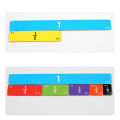 Wooden Math Fraction Learning Set With Card Fraction Decomposition Plate Montessori Teaching Aid Children Educational Math Toys. 