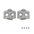 RRSKIT Mountain Bicycle Lock Pads For Time Mountain Bike Self-Locking Pedal ATAC System Stainless Steel Mountain Bike Cleats. 
