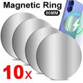 1-10Pcs Metal Plate Disk for Magnetic Car Phone Holder Thin Iron Sheet Sticker Disk for Tablet Desk Phone Car Stand Mount Round.