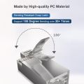 ZOERAX 50/100pcs Shielded RJ45 CAT5 CAT6 Pass Through Connectors 1.1mm Hole Modular Plug Gold Plated 3 Prong 8P8C Ethernet Ends. 