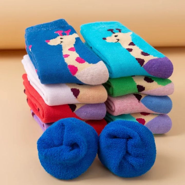 5%20Pairs/Lot%20Kids%20Scoks%20Autumn%20Winter%20Kids%20Warm%20Thicken%20Cotton%20Socks%20Unisex%20Boys%20Girls%20Cute%20Cartoon%20Animal%20Socks%20-%20Image%202