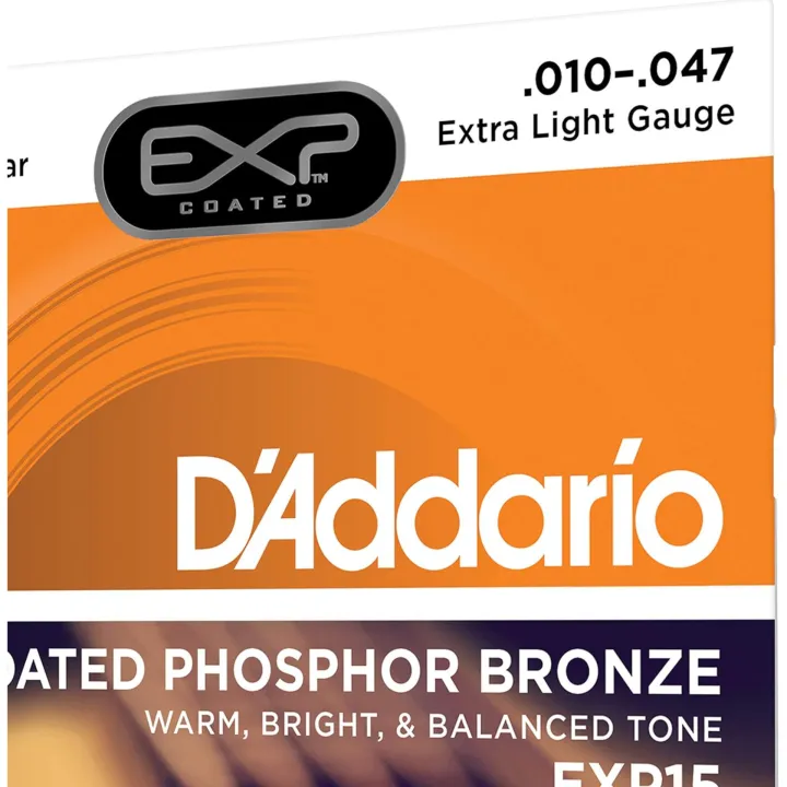 D'Addario%20EXP15%20Coated%20Phosphor%20Bronze%20Acoustic%20Guitar%20Strings%20%7C%20Extra%20Light%20Guage%20%7C%20.010-.047%20-%20Image%203