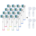 Compatible with Oral B Electric Toothbrush Replacement Brush Heads, Precision Clean Toothbrush Head Refills Fit for Oral B Pro. 