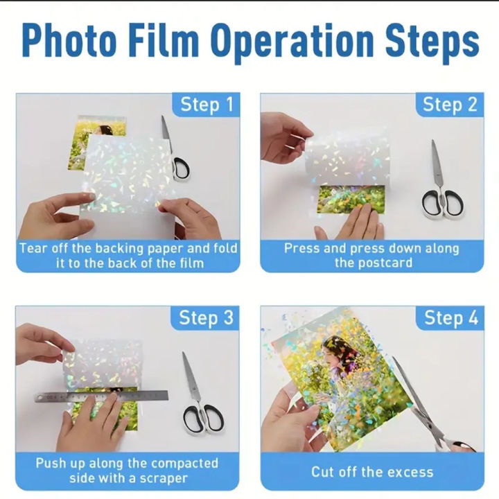 50%20Sheets%20Waterproof%20Cold%20Laminating%20Film%20A6%20Hologram%20Star%20Dot%20Self-adhesive%20Paper%20film%20DIY%20Package%20Card%20Photo%20Laminating%20Film%20-%20Image%205