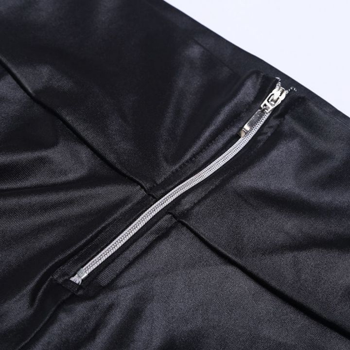 Women%20High%20Waist%20Tummy%20Control%20Butt%20Lift%20PU%20Leather%20Leggings%20Outwear%20Skinny%20Pants%20Casual%20Trousers%20Streetwear%20-%20Image%205