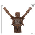 MOC Horror Sci-fi Alien Monster Building Blocks Set Articulated Cannibal Flower Creature Action Figure Brick Model Toys for Kids. 