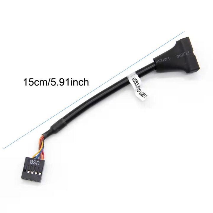 USB%203.0%20to%20USB%202.0%20Converter%2020%20Pin%20Male%20to%209%20Pin%20PC%20Motherboard%20Female%20Data%20Cable%20Adapter%20Extend%20Cord%20for%20PC%20Computer%20-%20Image%202
