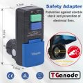 RCD Safety Plug Personal Protection Adapter Socket FI Circuit Breaker Secure Connector For Outdoor Anti-Electric Shock IP54 16A. 