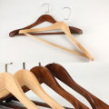 Wide Shoulder Wooden Hangers, Suit Hangers with Non Slip Pants Bar, High-Grade Solid Wood Coat Hangers for Jacket Clothes Hanger. 