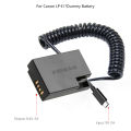 USB-C Cable LP-E17 ACK-E18 DR-E18 Dummy Battery for Canon EOS 750D Kiss X8i T6i 760D T6S 77D 800D 200D 250D Rebel SL2. 