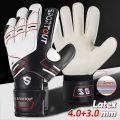 Sportout Youth&Adult Goalie Goalkeeper Gloves,Strong Grip for The Toughest Saves, with Fingerave& 4+3MM Latex. 