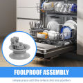 Universal Dishwasher Basket Wheels 12PCS Kit Dishwasher Top Basket Wheels For Siemens/Neff/Bosch/Indesit/Junker/Constructa Part. 