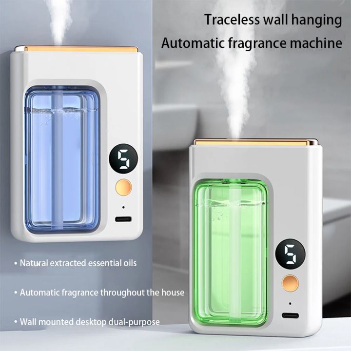 Automatic Diffuser Aromatherapy Car Perfume with Display Essential Oil Humidifier Bathroom Deodorization Air Freshener Type-C