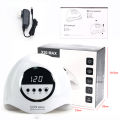 330W SUN X20 MAX UV LED Nail Lamp for Manicure Gel Polish Drying Machine with Large LCD Touch Professional Smart Nail Dryer Tool. 