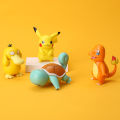 5-8cm Pokemon Anime Figure Pikachu Charmander Squirtle Bulbasaur Psyduck Cute Doll Pet Action Collect Model Birthday Toy .